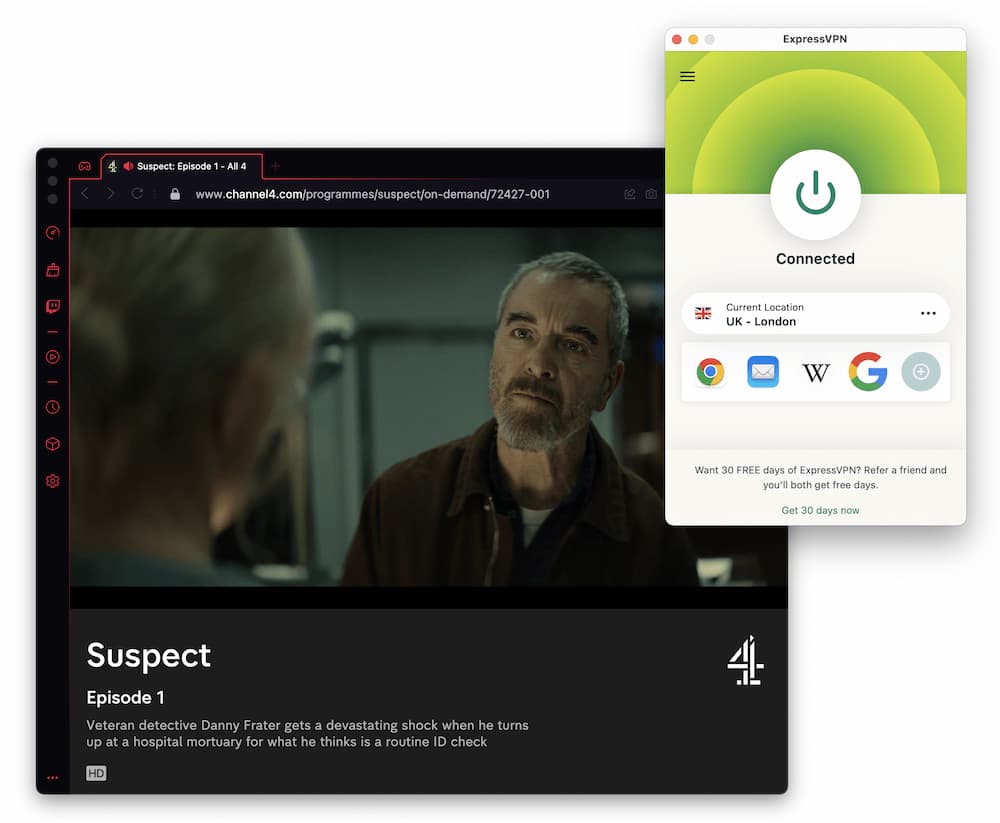 ExpressVPN Streaming Channel 4