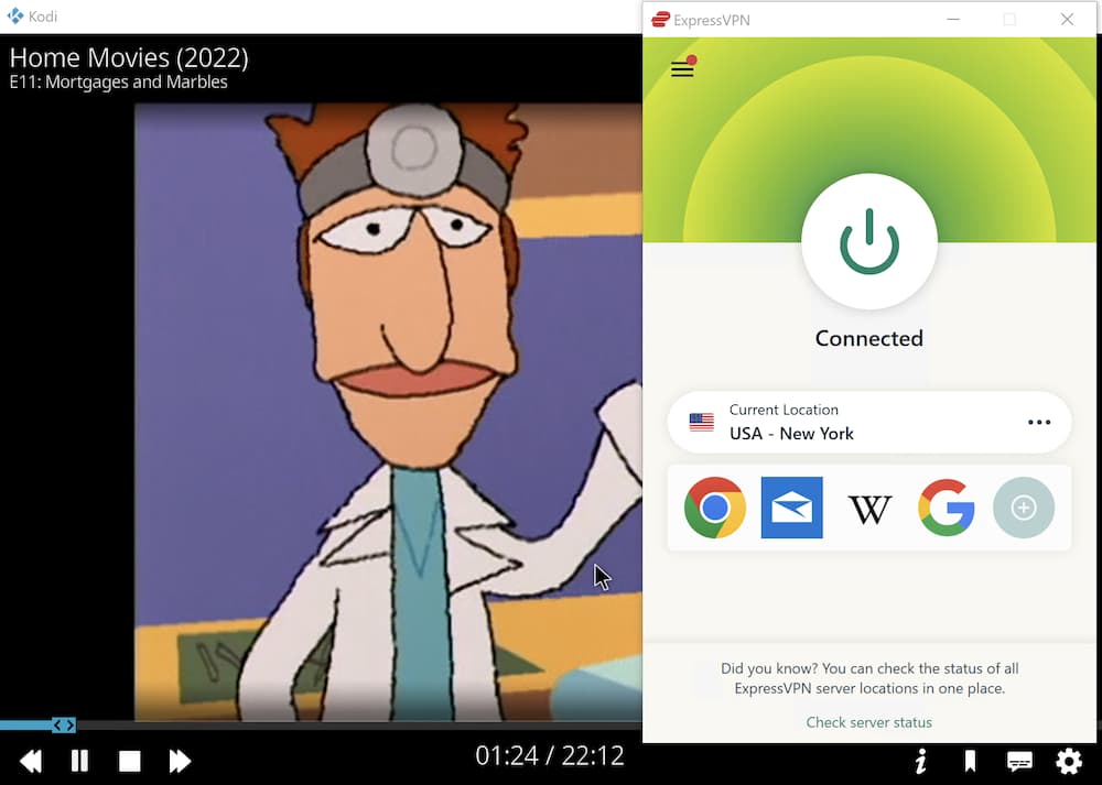 Nascondere l'attività di Kodi al nostro ISP utilizzando ExpressVPN