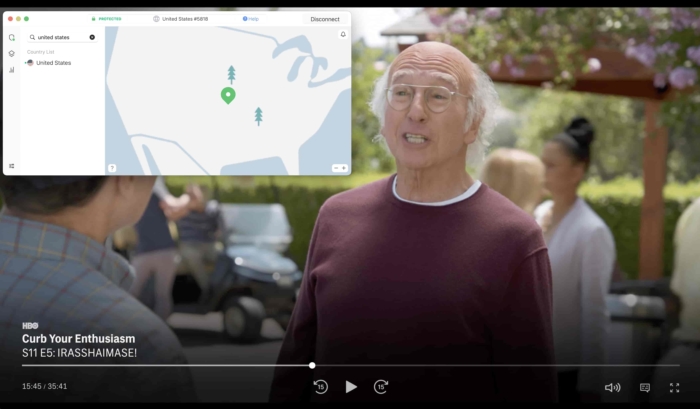 Pruebas de NordVPN con HBO Max 