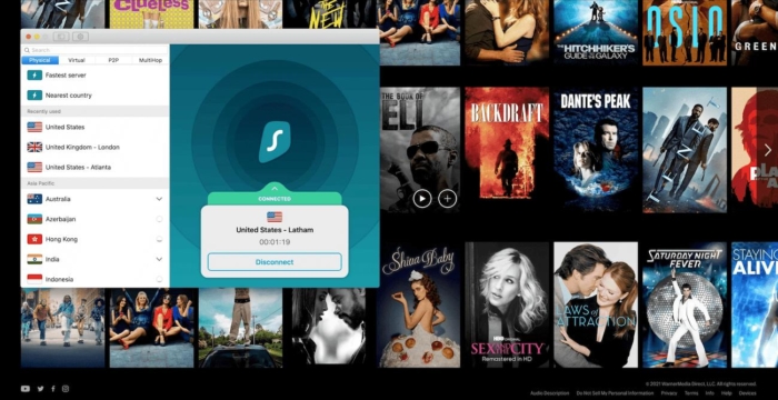 Surfshark deblokkeert de HBO Max-app