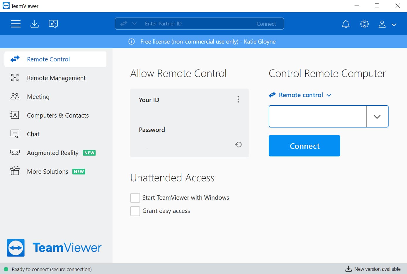 Logiciel de bureau à distance TeamViewer