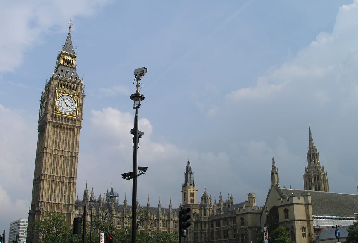 UK Video Surveillance Tech Report header photo of Westminster