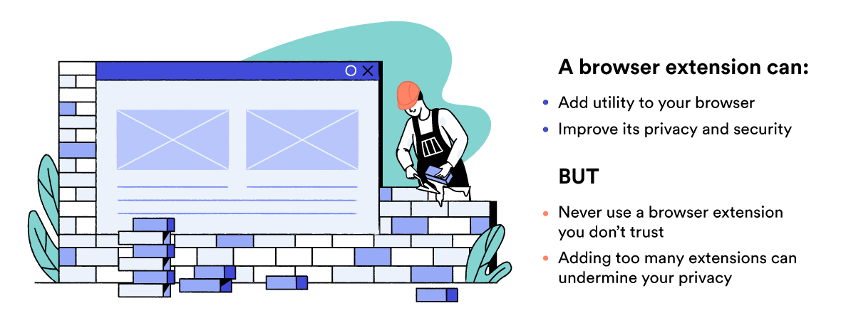 The advantages and disadvantages of browser extensions