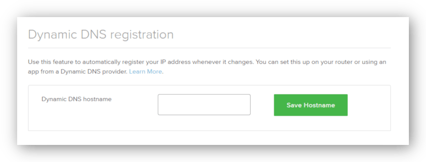 ExpressVPNs dynamische DNS-Registrierung