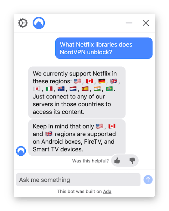 NordVPN customer service