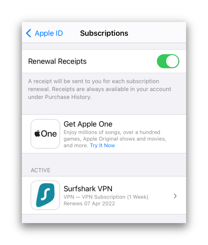 Abbonamento VPN per iOS di Surfshark