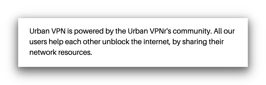 Urban VPN's Website