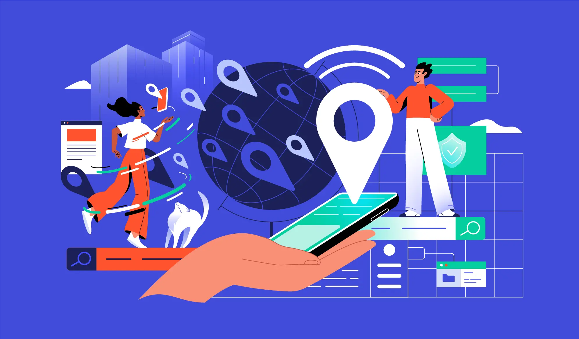 Dedicated VPN IP header illustration