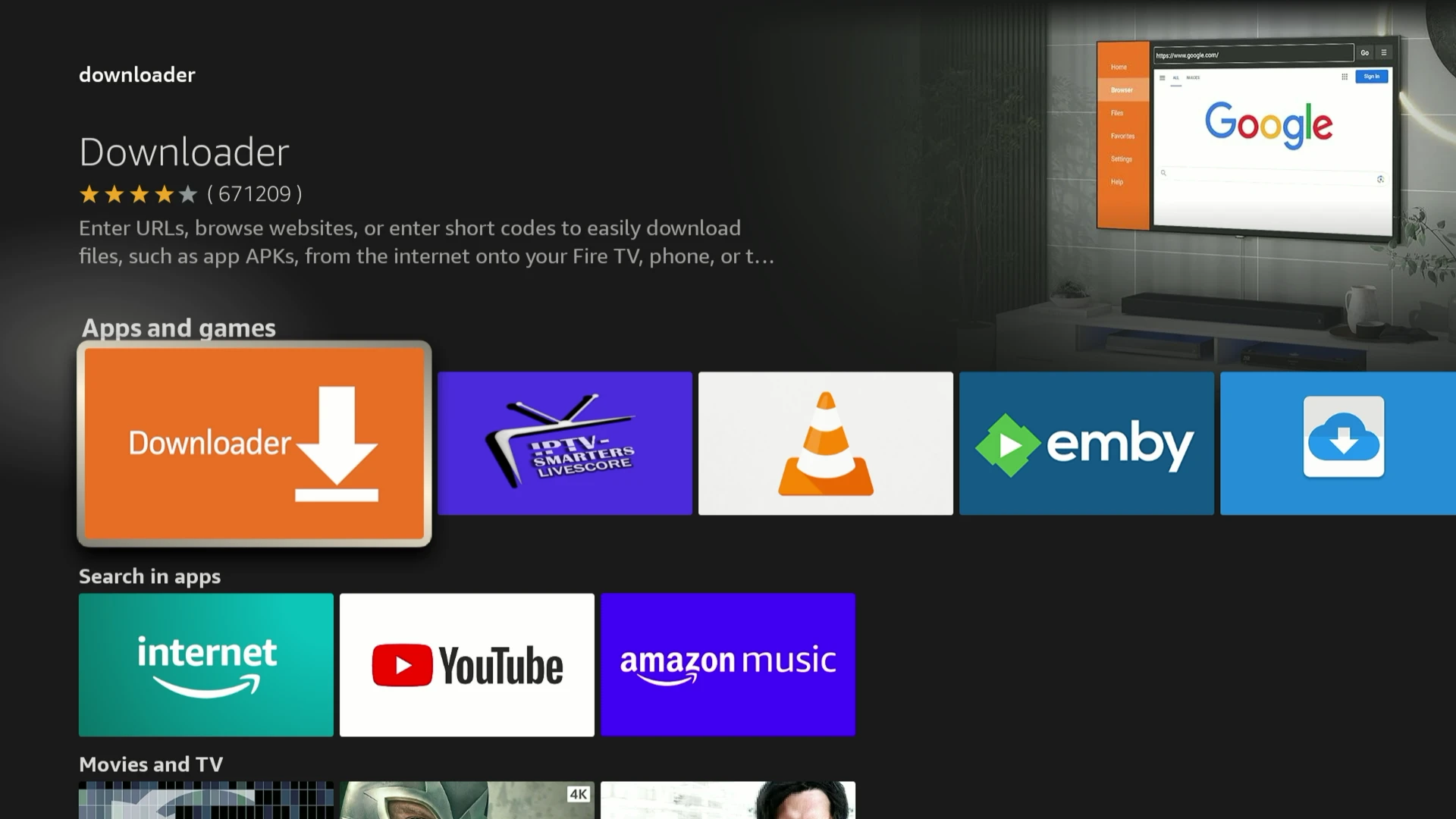 Fire TV Downloader App