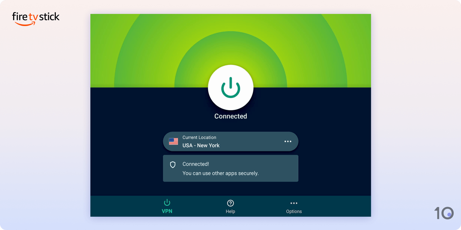 ExpressVPN's app for Fire TV Stick