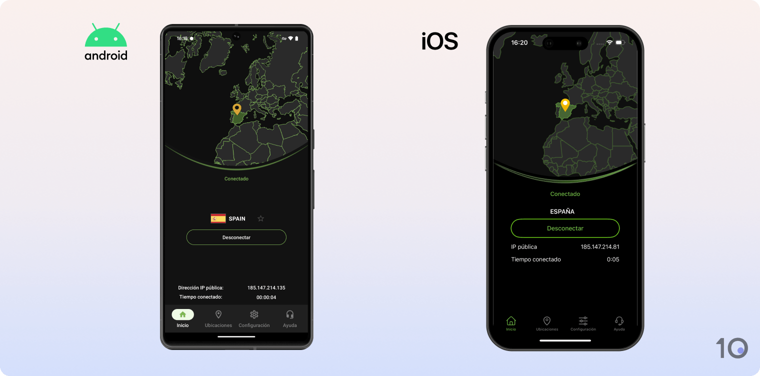 Las aplicaciones de IPVanish para Windows y Mac