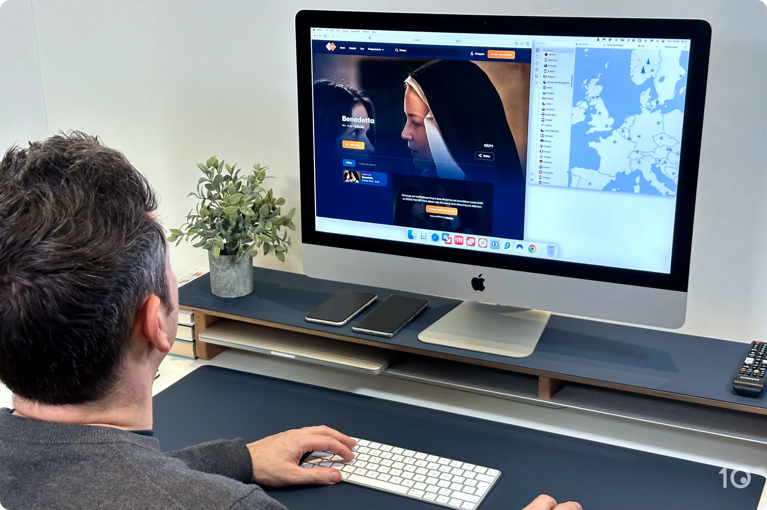 NordVPN testen met NPO Start op macOS