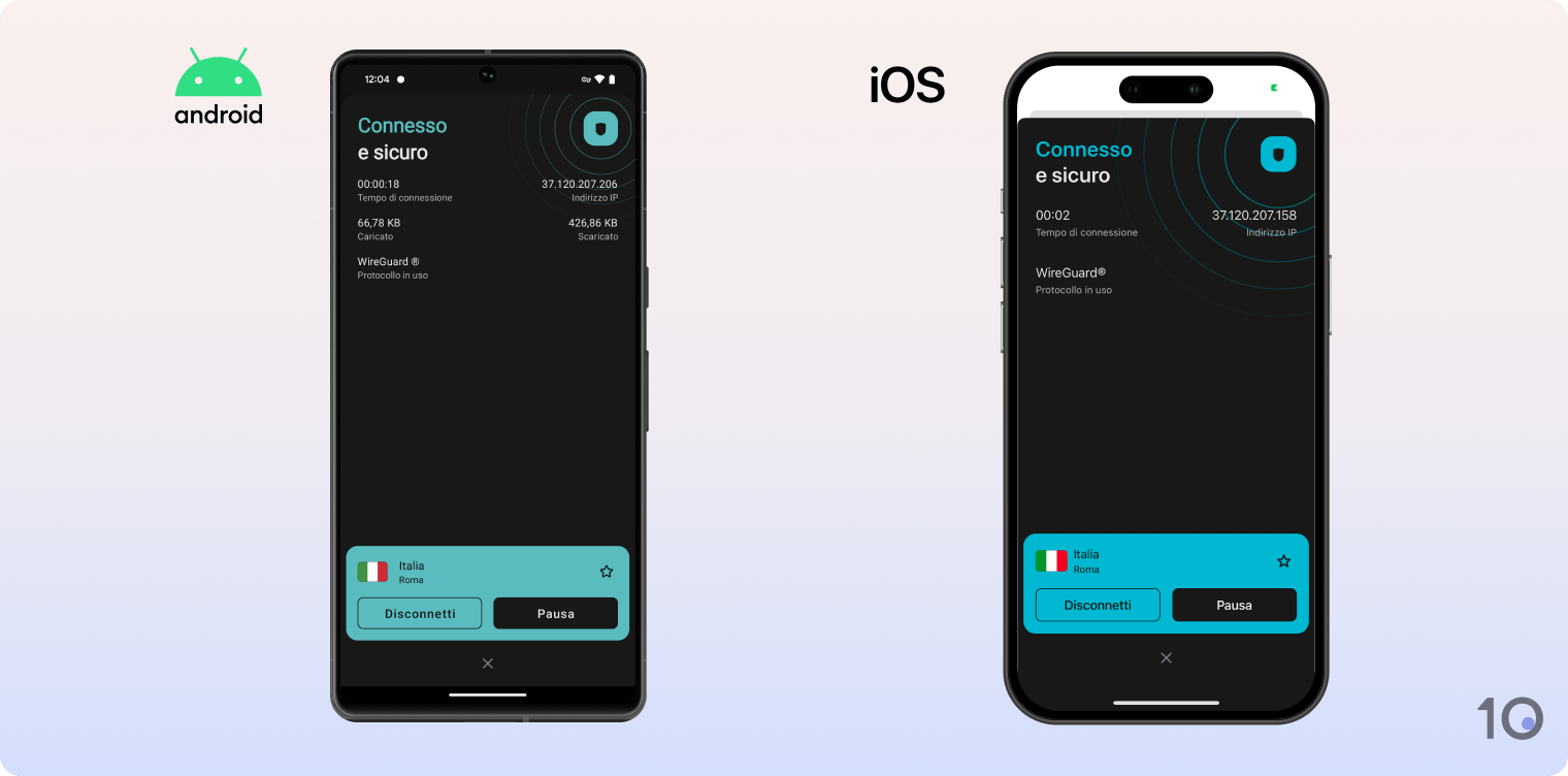 App IPVanish per Android e iOS