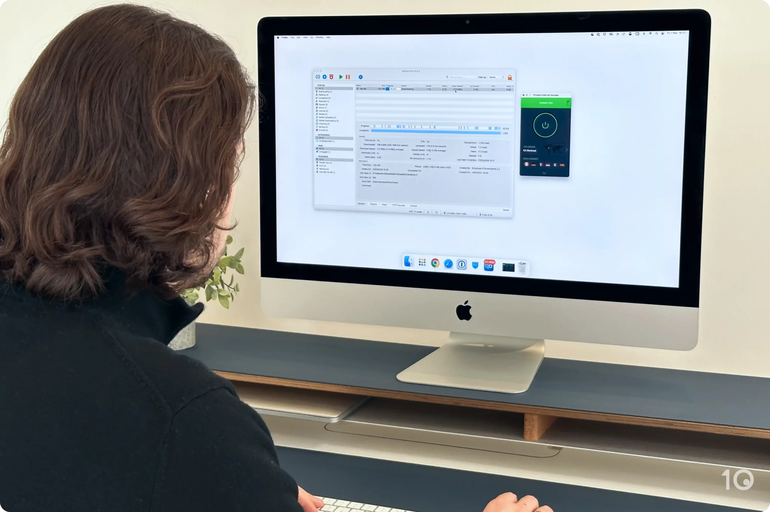 Torrent avec PIA sur macOS