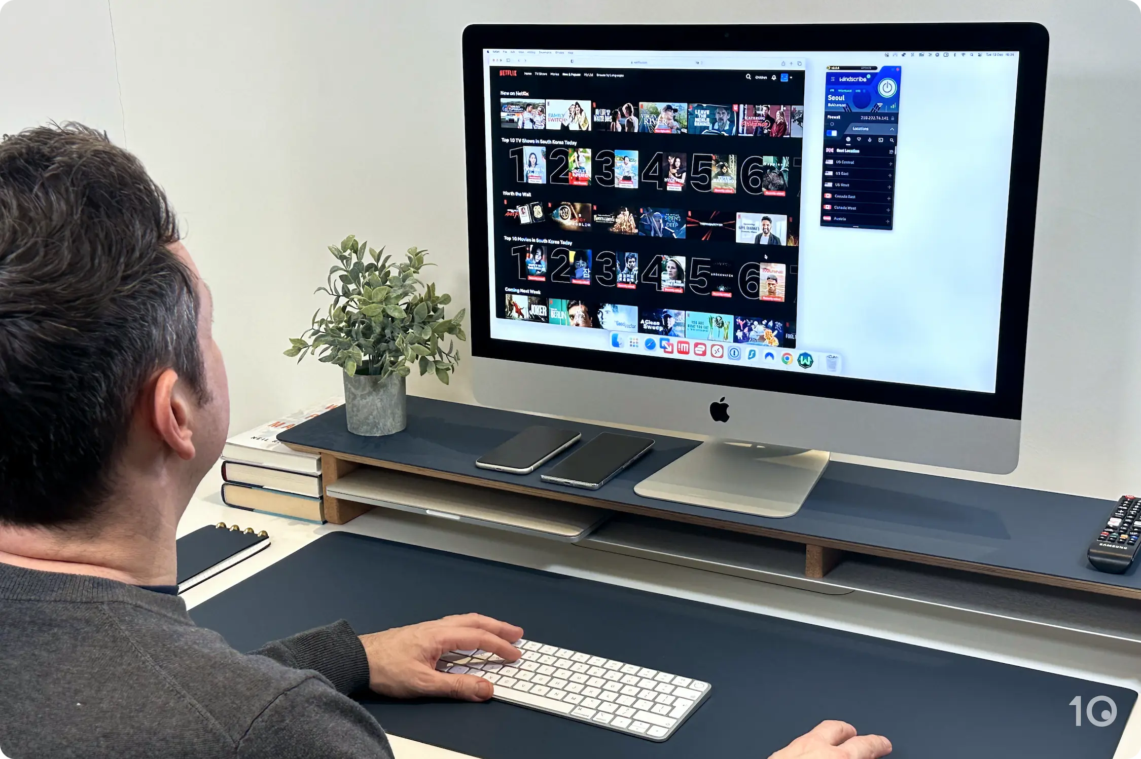 Windscribe met Netflix op macOS